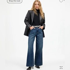 Madewell Women’s Superwide Leg Denim Jeans. Size 25. NWT